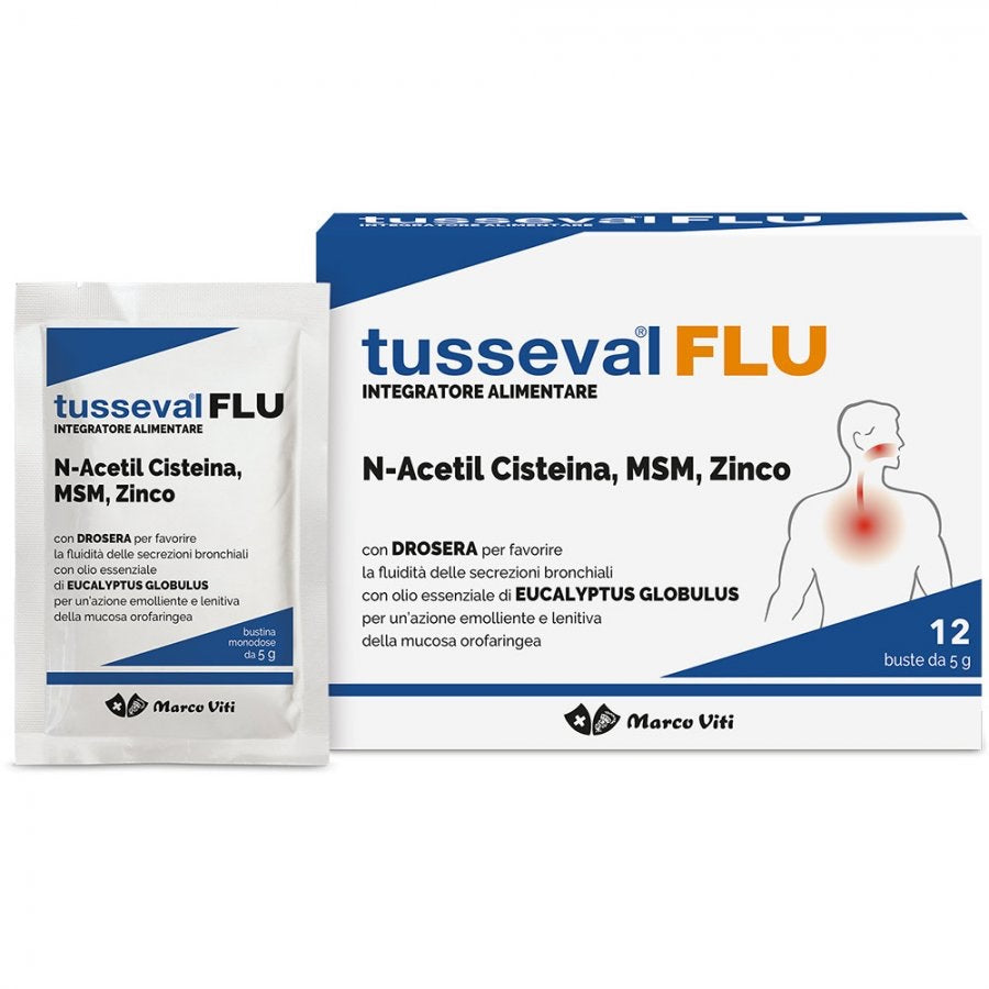 Tusseval Flu 12 bustine Solubili