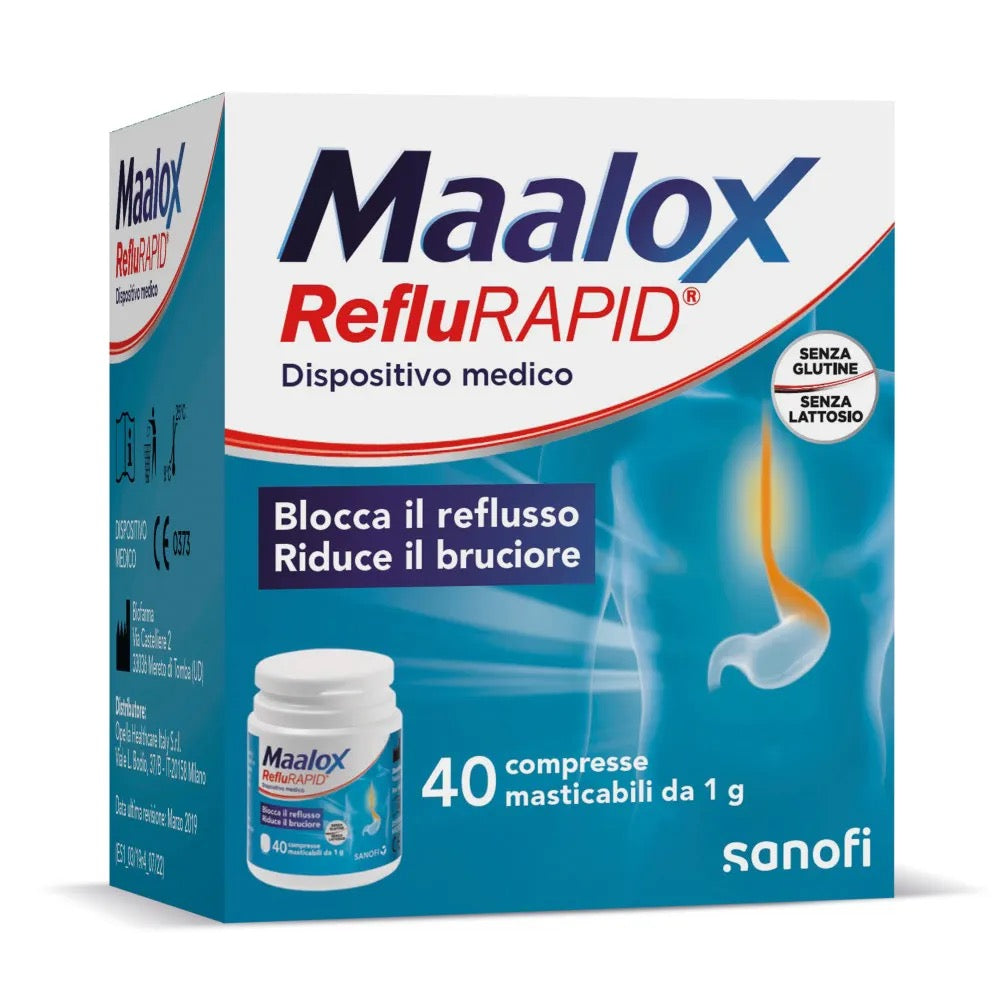 Maalox Reflurapid 40 compresse masticabili