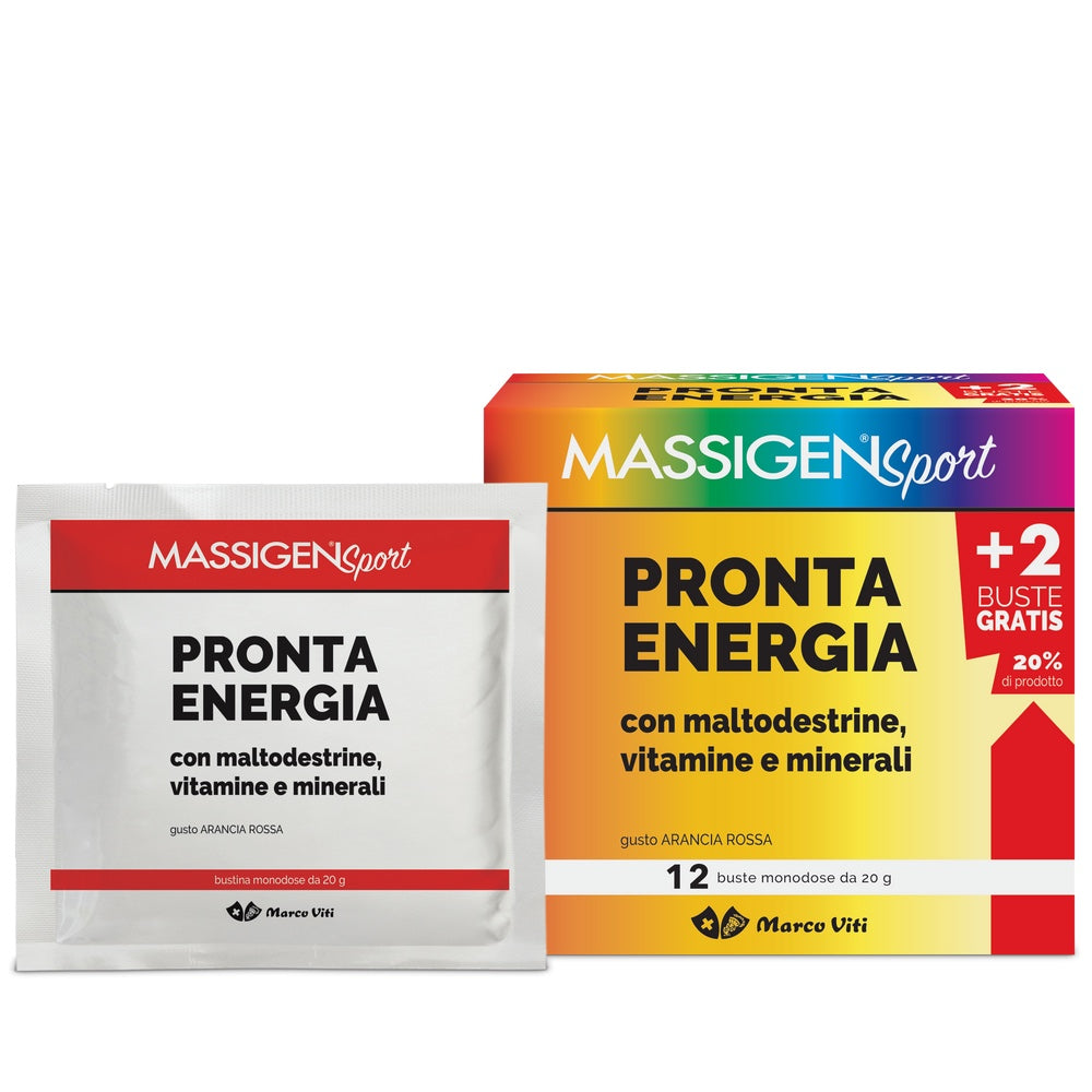 Pronta Energia con Maltodestrine, Vitamine e Minerali 12+2 bustine