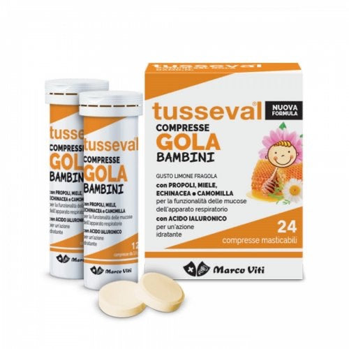 Tusseval Gola Bambini 24 compresse