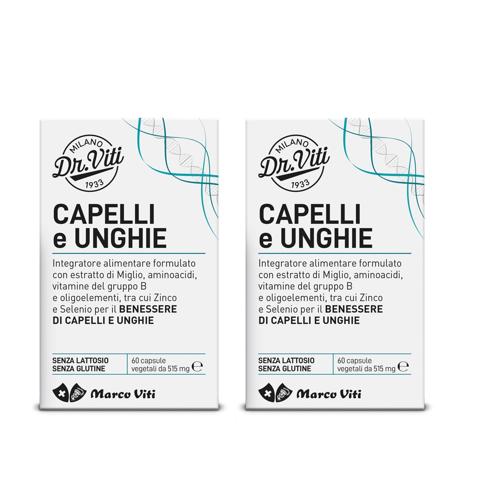 Capelli e Unghie Integratore Bipack 60+60 compresse