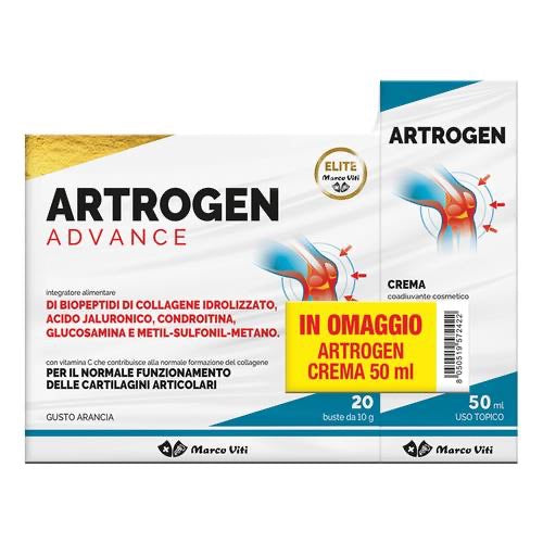 Artrogen Bi-Pack 20 bustine da 10g + Crema Uso Topico 50ml