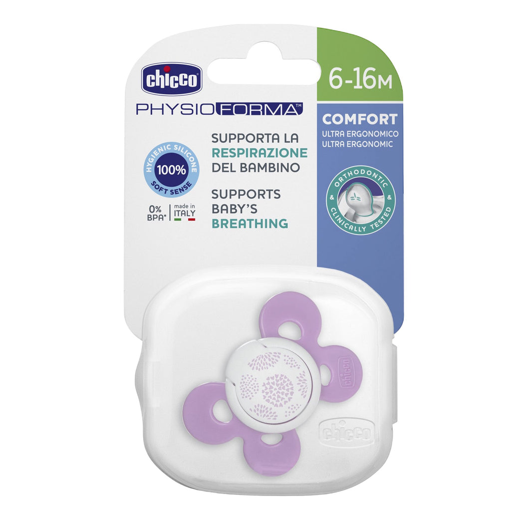 PhysioForma Comfort Succhietto in Silicone 6-16 mesi