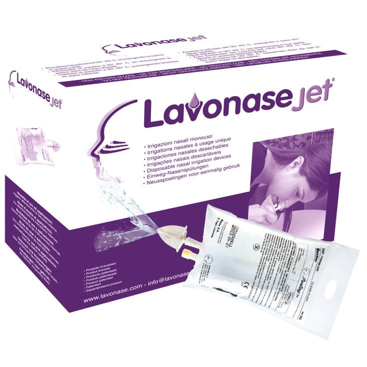 Lavonase Jet Sacche da 250ml per irrigazione nasale