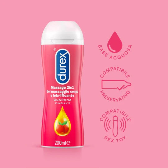 Massage 2in1 Gel Lubrificante Stimolante al Guaranà 200ml
