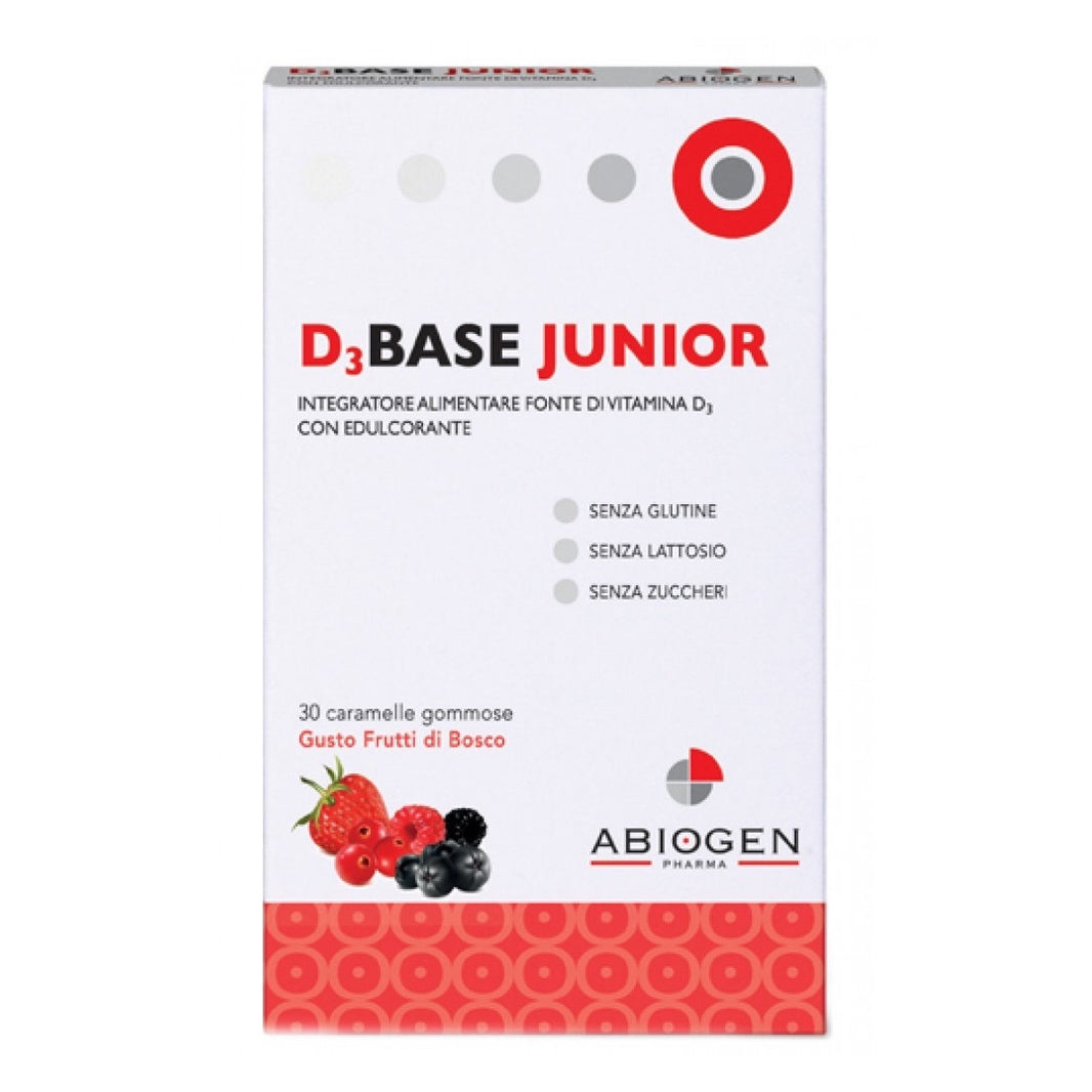 D3 Base Junior 30 Caramelle Frutti di Bosco