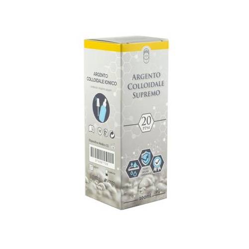 Argento colloidale supremo 20ppm 100ml spray + contagocce