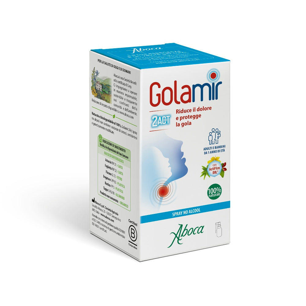 Golamir 2Act Spray 30ml senza Alcool