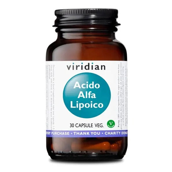 Viridian Acido Alfa Lipoico 30 capsule