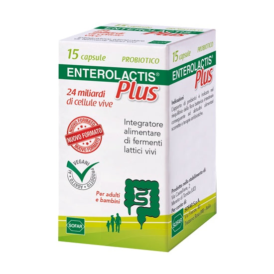 Enterolactis Plus 15 capsule