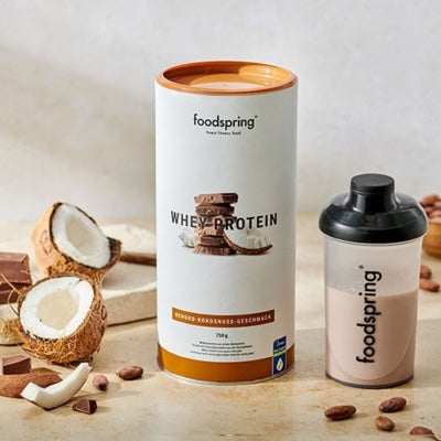 Proteine Whey Cioccolato e Noce di cocco 750g