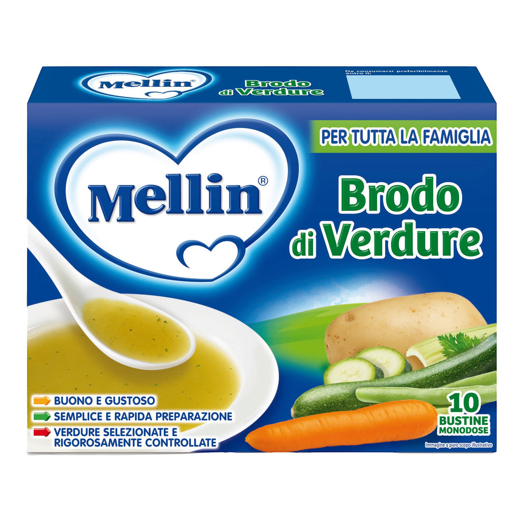 Brodo di Verdure 10 bustine da 8g