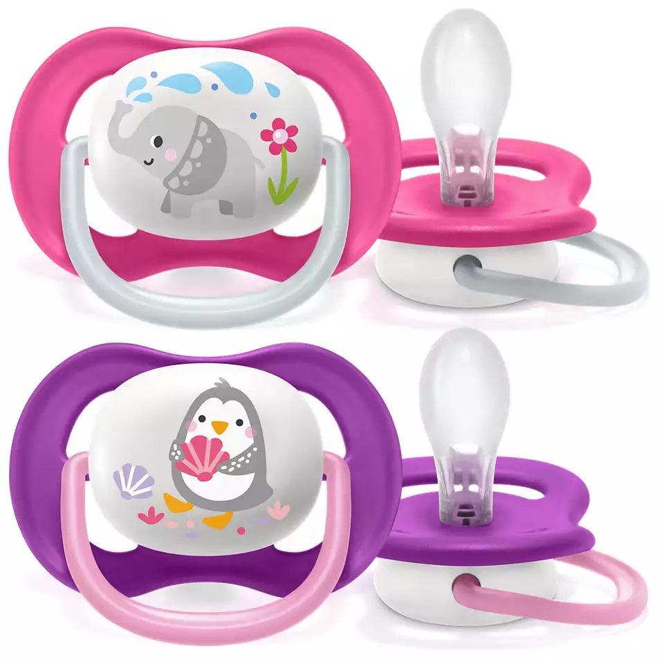 Succhietto Ultra Air Mix Animali 6-18 mesi 2 pezzi