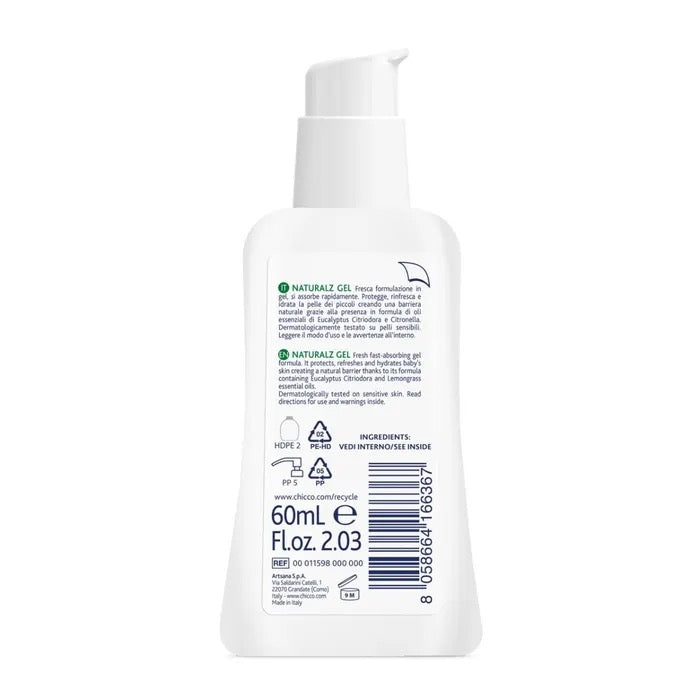 NaturalZ Gel Anti-zanzare Naturale 60ml