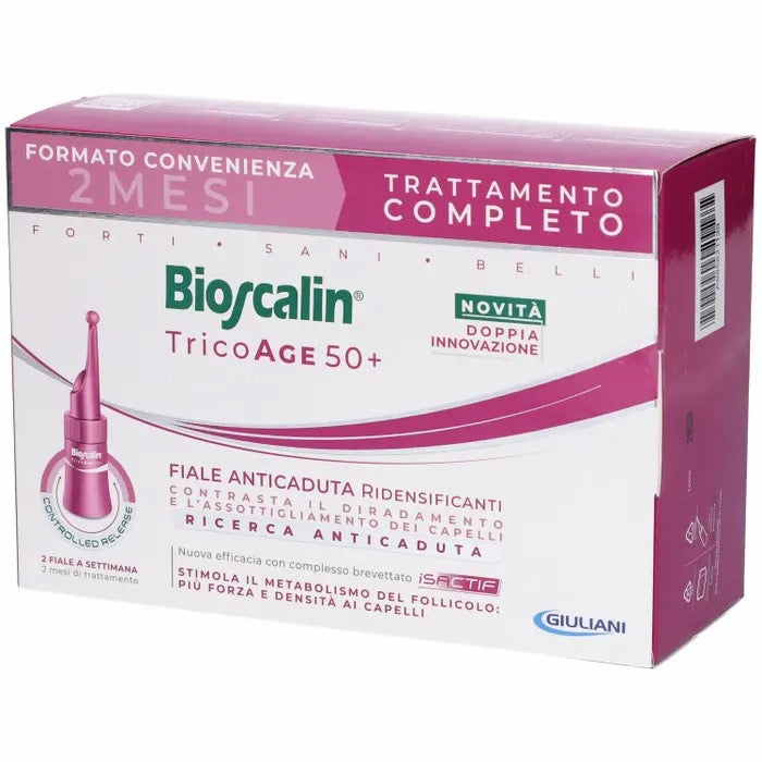TricoAge 50+ Fiale Anticaduta Ridensificanti Trattamento Completo