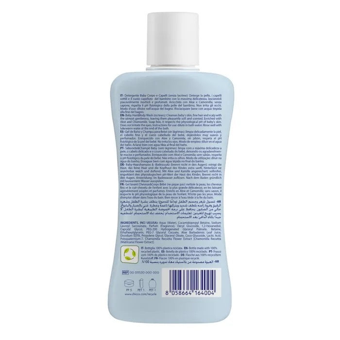 Natural Sensation Baby Detergente Corpo e Capelli 0+ mesi
