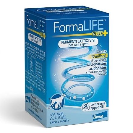 FormaLIFE Plus Fermenti Lattici Vivi Cani e Gatti 30 compresse