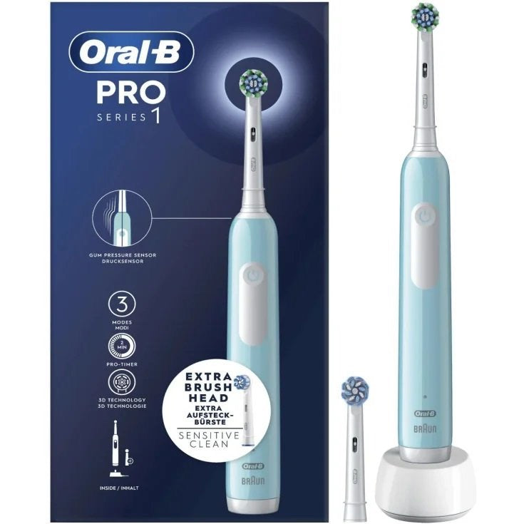Spazzolino elettrico Pro Series 1 colore blu con testina