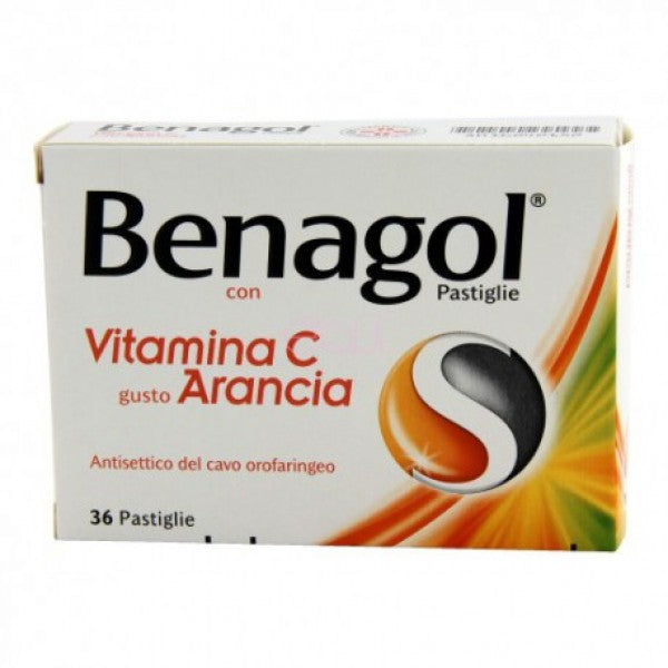 Benagol Vitamina C gusto Arancia pastiglie