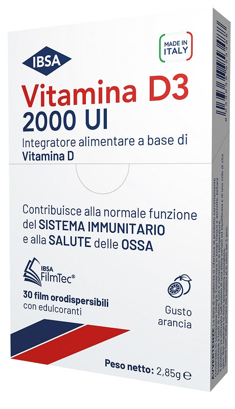 Vitamina D3 2000 UI 30 film orodispersibili