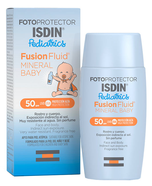 Fotoprotector Pediatrico Fusion Fluid Mineral Baby SPF50 50ml