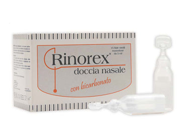 Rinorex Fiala per Doccia Nasale Bicarbonato 15 flaconcini da 5ml