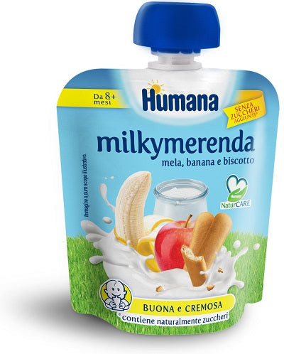 Milkymerenda Mela Banana Biscotto 100g