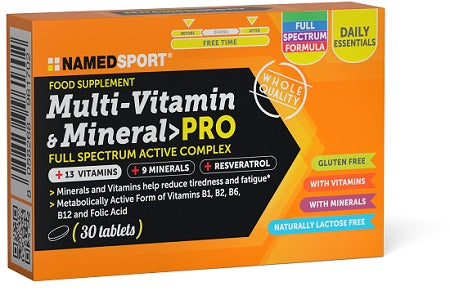 Multi Vitamin & Mineral Pro 30 compresse