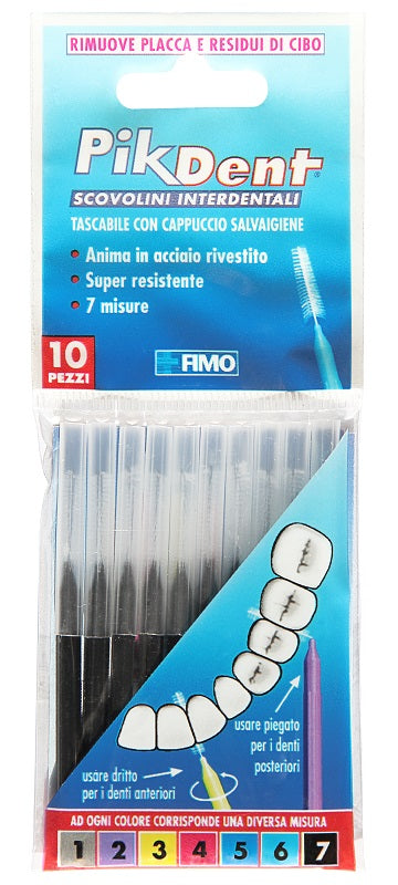 Stuzzicolino 7 Nero 10 pezzi