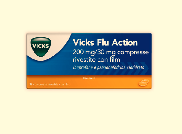 Flu Action 200+30mg 12 compresse