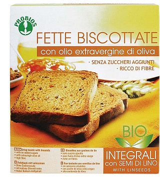 Fette Bisc Integr Semi Lin senza zucchero