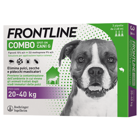 Frontline Combo 3 pipette per Cani di taglia Grande (20-40kg)