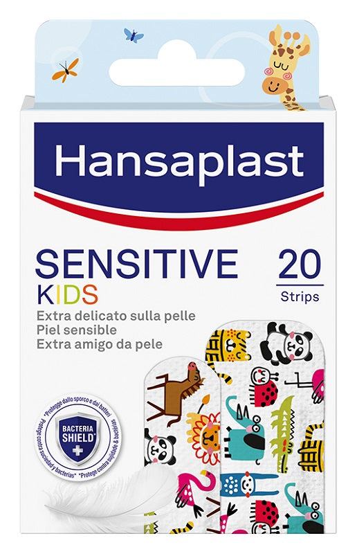 Cerotti Kids Sensitive con disegni di Animali 20 pezzi