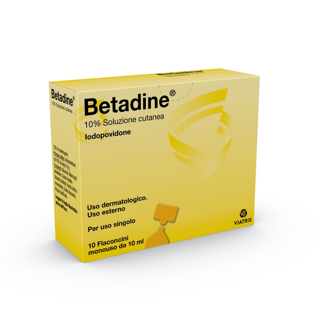 Betadine 10% Soluzione Cutanea 10 flaconcini da 10ml