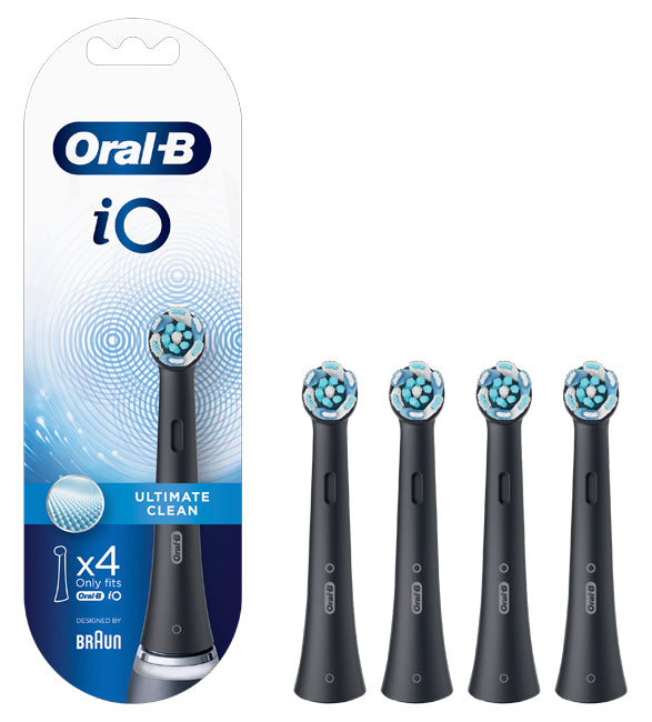 Power Refill 4 Testine di Ricambio per iO Ultimate Clean Nere
