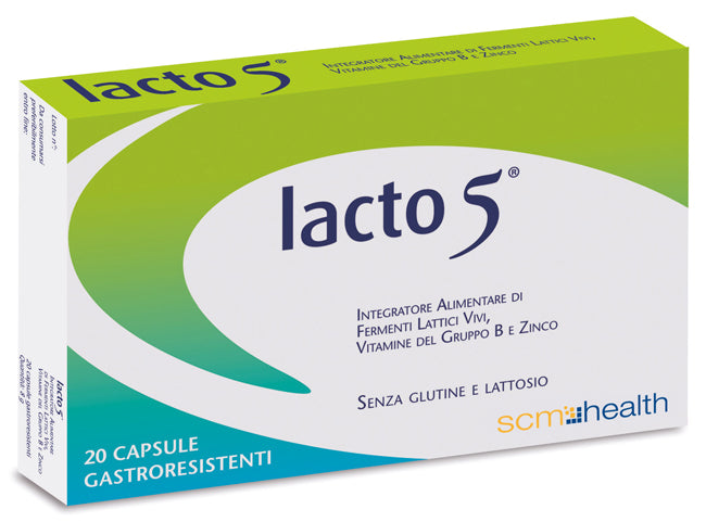 Lacto 5 Integratore di Fermenti Lattici 20 capsule