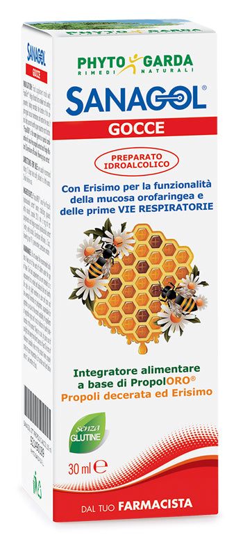 Sanagol Gocce Propoli Estratto Idroalcolico 30ml
