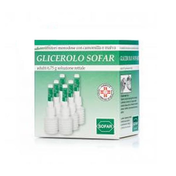 Glicerolo Sofar 6 contenitori da 6,75g