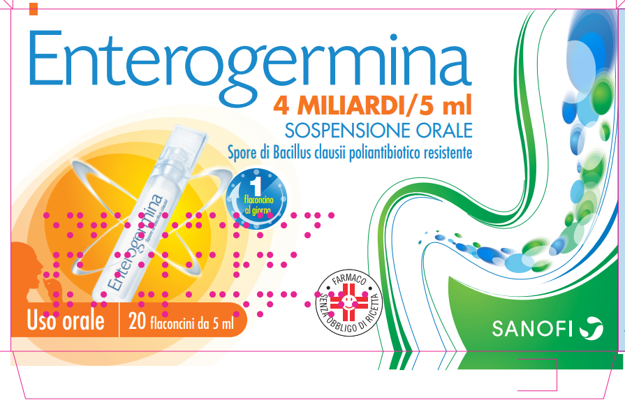 Enterogermina 4mld/5ml flaconcini