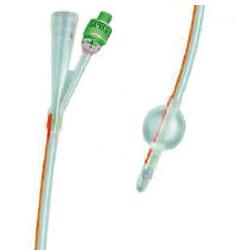 Catetere Foley 2 vie in Silicone senza scanalature