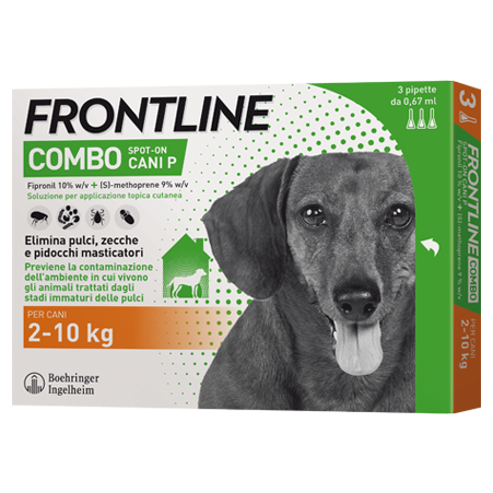 Frontline Combo 3 pipette per Cani di taglia Piccola (2-10kg)
