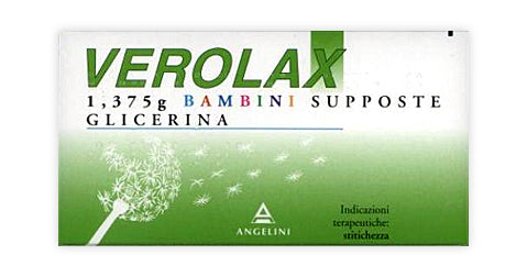 Verolax Bambini 18 supposte di glicerolo