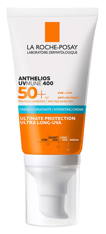 Anthelios Crema Idratante UVMUNE 400 senza profumo SPF50+ 50ml