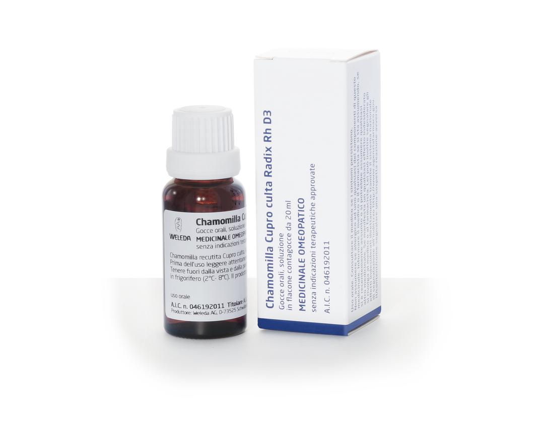 Chamomilla Cupro Rh D3 20ml gocce