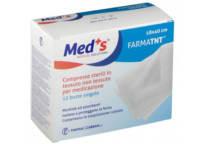 Garza per Medicazione Meds Farma Tnt 18x40cm 12 pezzi