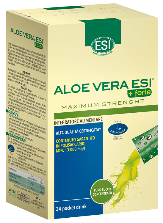Aloe Vera Succo +Forte Massima Forza 24 pocket drink
