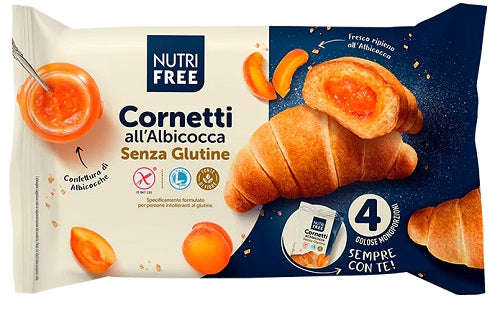Cornetti Albicocca 4x60g