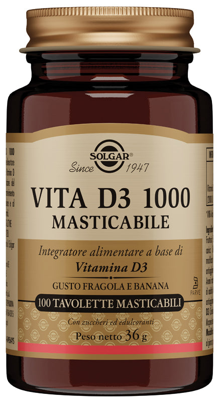 Vita D3 1000 100 tavolette masticabili