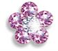Bjt941 Crys Flower Rose/Whit