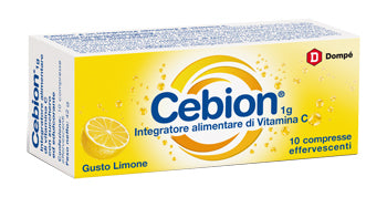 Cebion Vitamina C 1g 10 compresse effervescenti gusto Limone